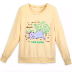 Disney Resort Winnie The Pooh United Kingdom "Typical" Sweatshirt Size Medium‎